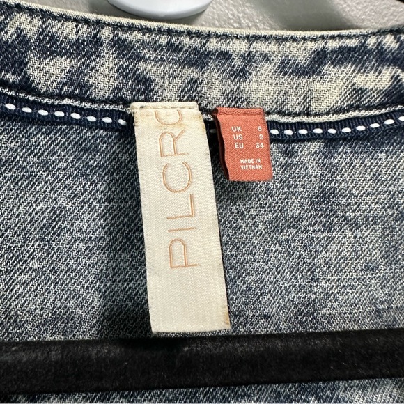 ANTHROPOLOGIE PILCRO Lorelei Tunic Denim Dress - Picture 5 of 6